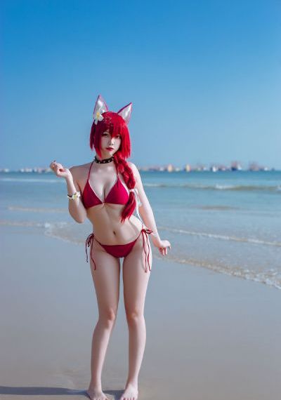 美女把胸全部露出